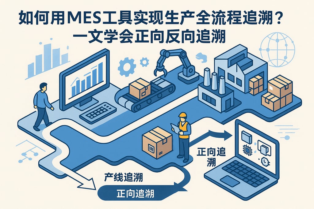 如何用MES工具实现生产全流程追溯？一文学会正向反向追溯  
